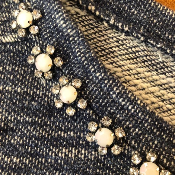 J Crew - Boucle and Swarovski Crystal Sweater - Medium - Gently Worn - Picture 2 of 8